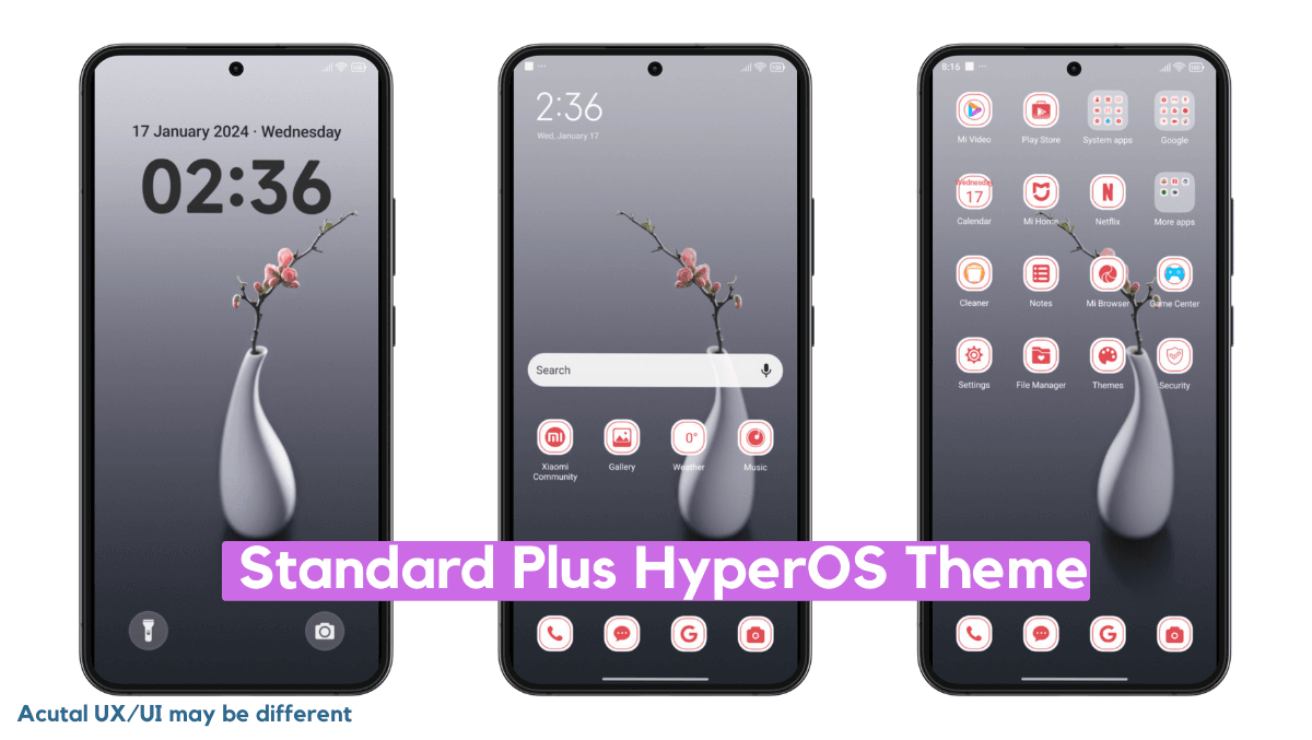 hyperostheme's tweet card. Standard Plus HyperOS Theme is an excellent Minimal Theme for Xiaomi Devices. Download this compatible MIUI Theme for HyperOS & Xiaomi.
