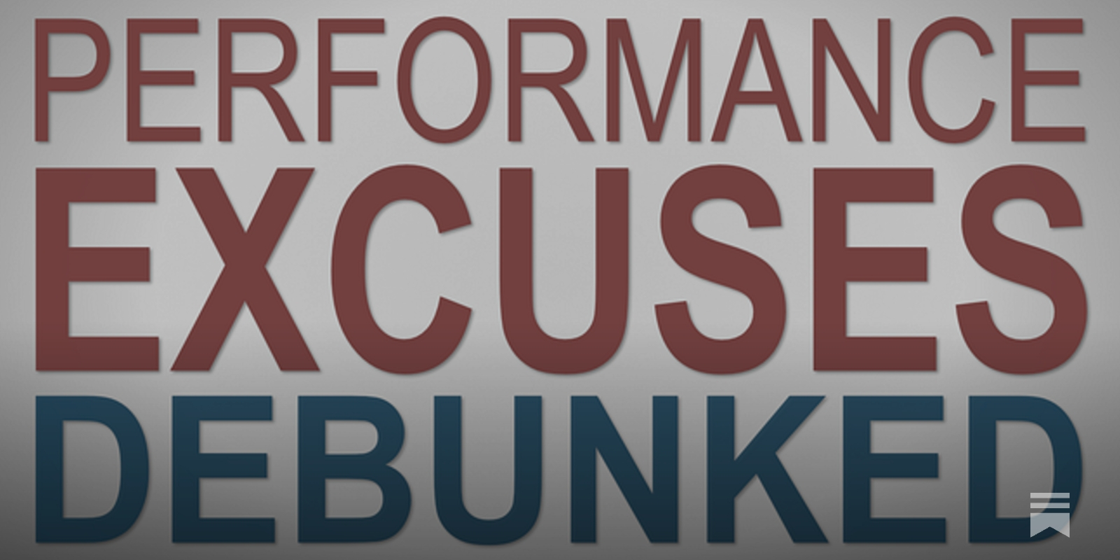 cmuratori's tweet card. There are many legitimate arguments to be had about performance, but there are also plain old excuses. It's time to end the excuses.