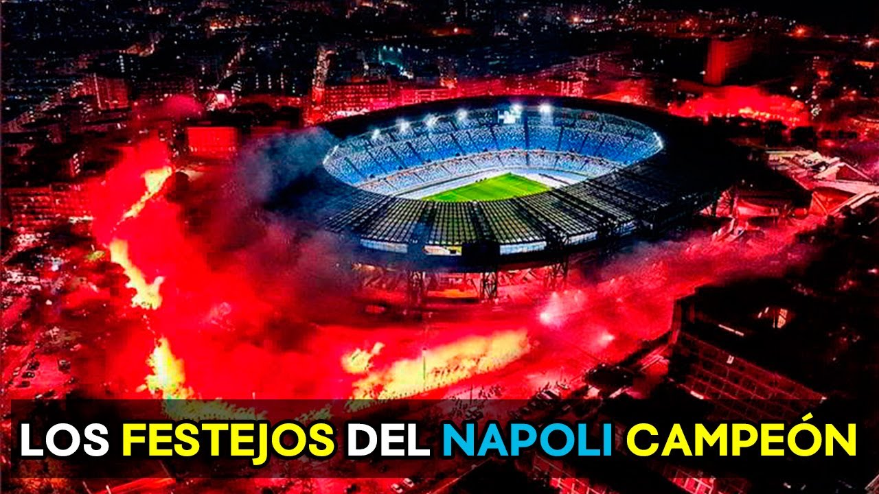 AdayQG's tweet card. Los FESTEJOS del NAPOLI CAMPEÓN ᴴᴰ