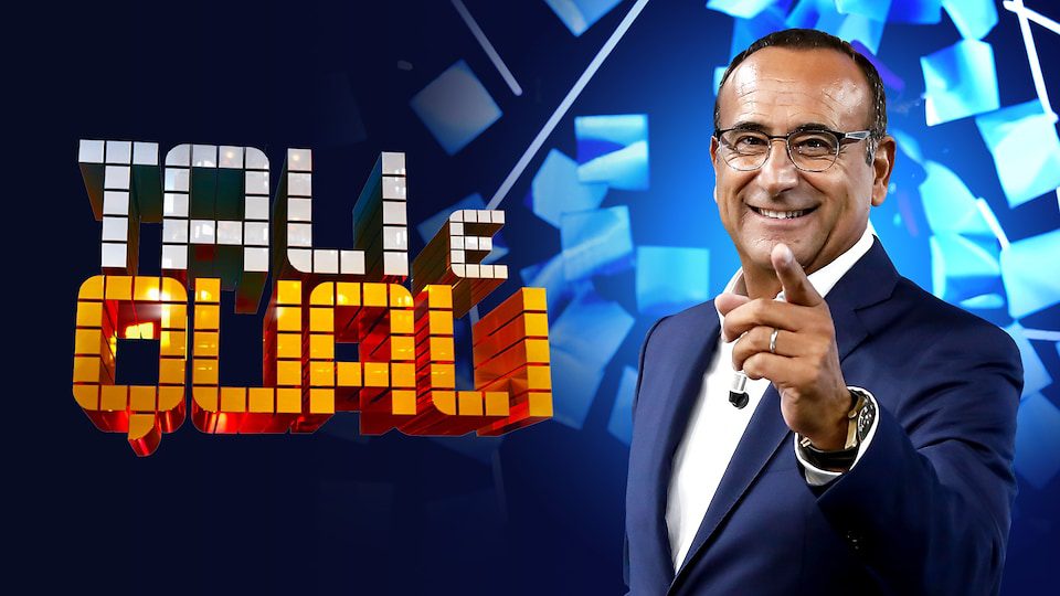 Tv3Blog's tweet card. Carlo Conti conduce la terza puntata di Tale e Quale Show 2025 con Leonardo Pieraccioni giudice ospite. Esibizioni e classifica.