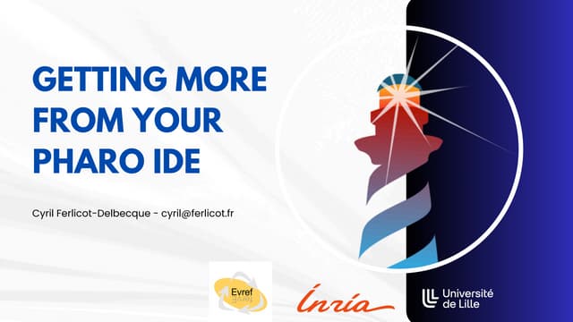 esugsmalltalk's tweet card. Getting more from your Pharo IDE. Talk from ESUG 2024