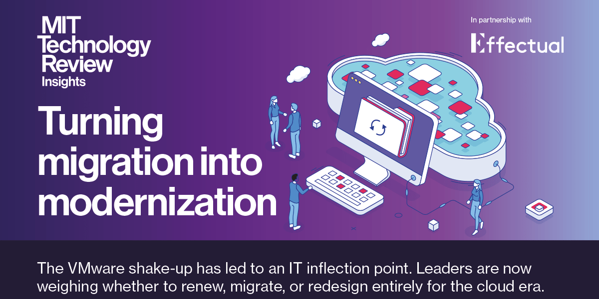 ashishterp's tweet card. The VMware shake‑up has led to an IT inflection point. Leaders are now weighing whether to renew, migrate, or redesign entirely for the cloud era.