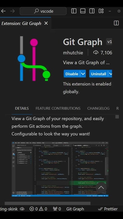 cthomas1211's tweet card. Visualize your git repo in #vscode 👀