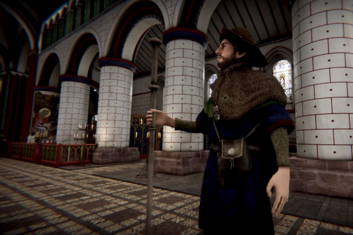 unity_devs's tweet card. A University of Chester project is helping to make history more immersive through virtual reality.