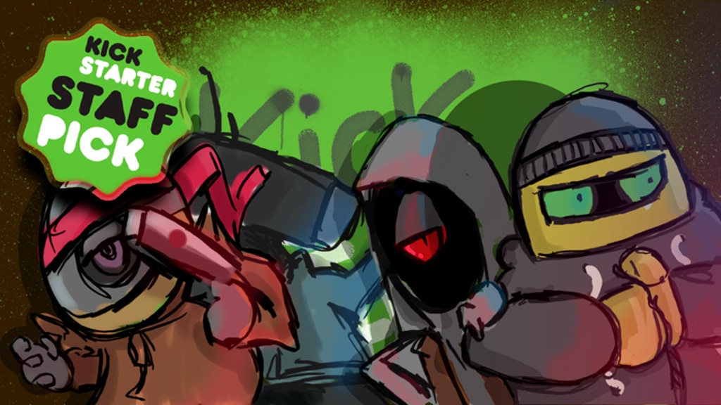 RobolutionINC's tweet card. A Bullet Hell with Rogue Like elements that follows the story of some robots in their struggle to liberate their factory from tyranny.