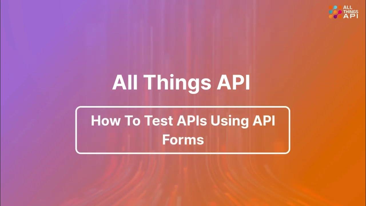 AllthingsAPI's tweet card. How to Test APIs using API Forms