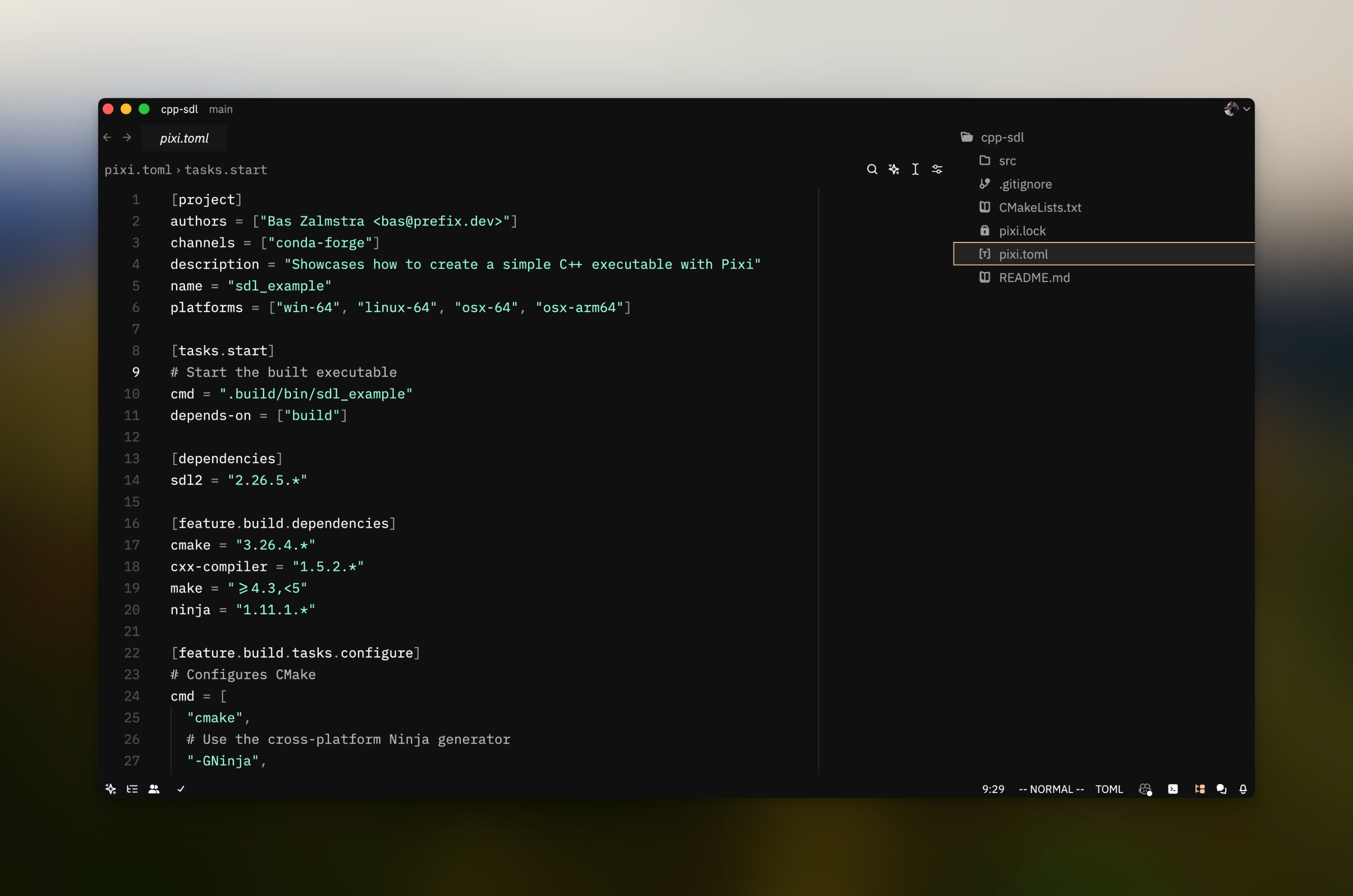 alvgaona's tweet card. This is the coolest package manager