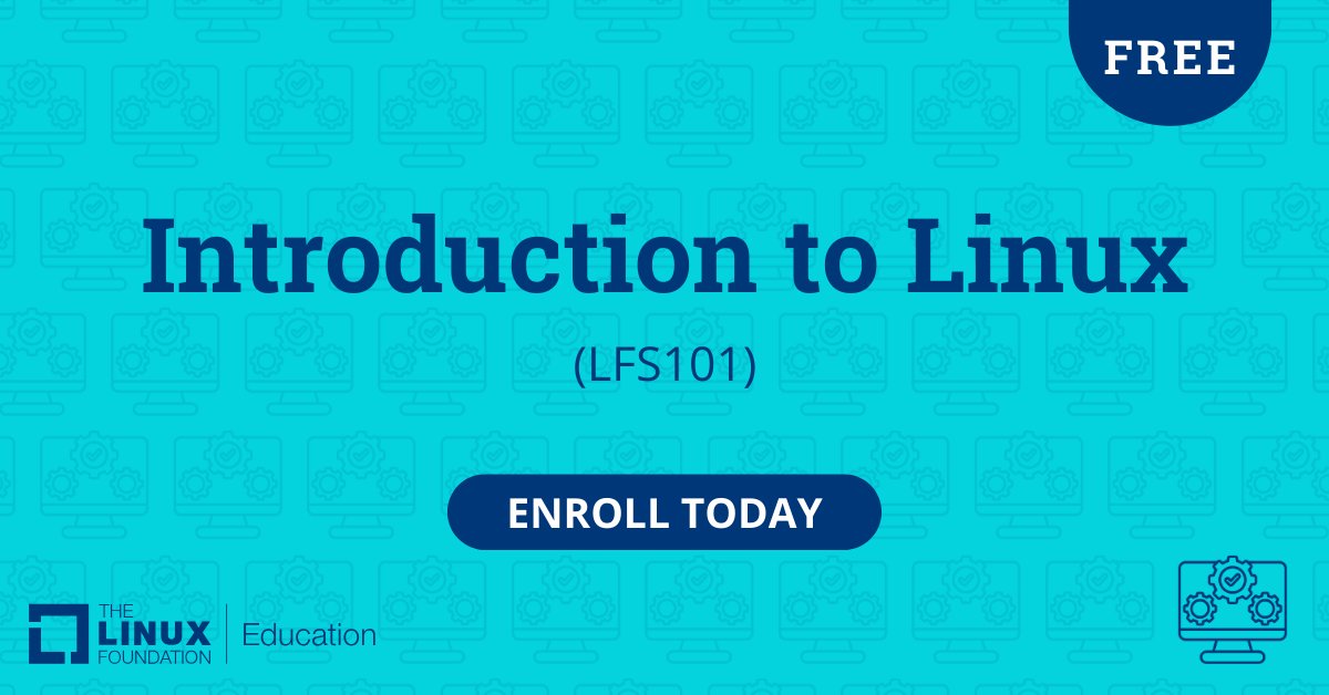 easytechsec's tweet card. Develop a good working knowledge of Linux using both the graphical interface and command line with this free introduction to Linux course.