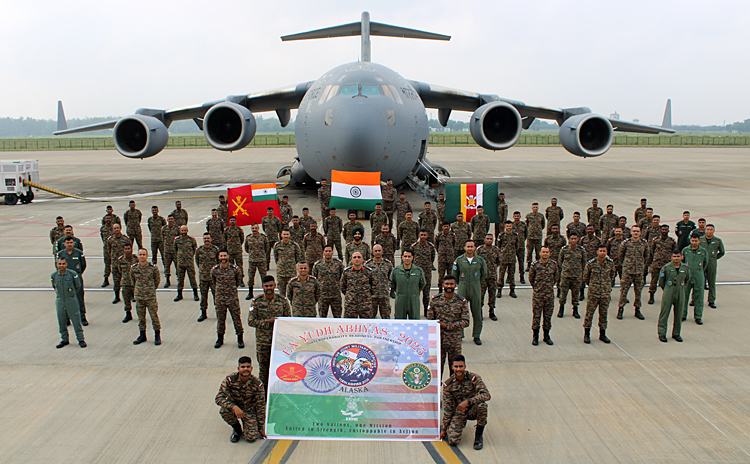 SPsLandForces's tweet card. An Indian Army contingent has departed for Fort Wainwright, Alaska, USA, to participate in the 21st edition of the India–USA Joint Military Exercise Yudh Abhyas 2025, scheduled from September 1 to...