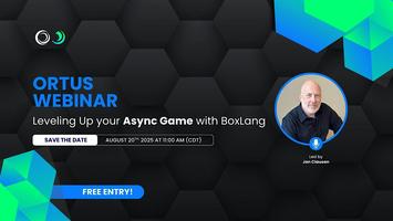 TryBoxLang's tweet card. In this webinar, we’ll take a look at the various built-in APIs for async programming, scheduled tasks led by Jon Clausen