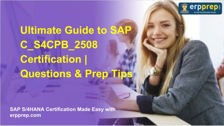 erpprep's tweet card. Ultimate Guide to SAP C_S4CPB_2508 Certification | Questions & Prep...