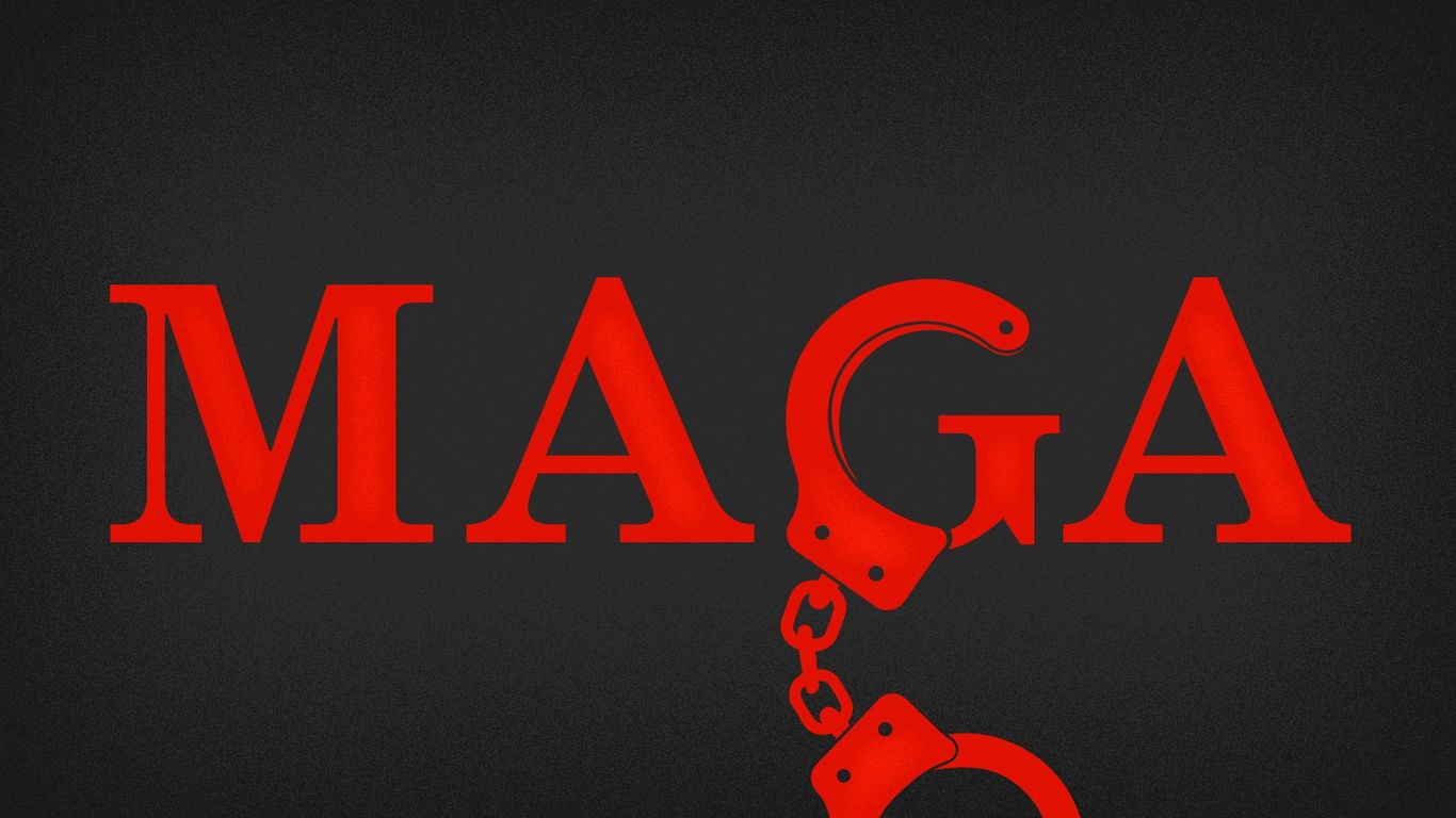 axios's tweet card. The MAGA movement has spent the past 10 years demanding the arrests of Trump's political enemies.