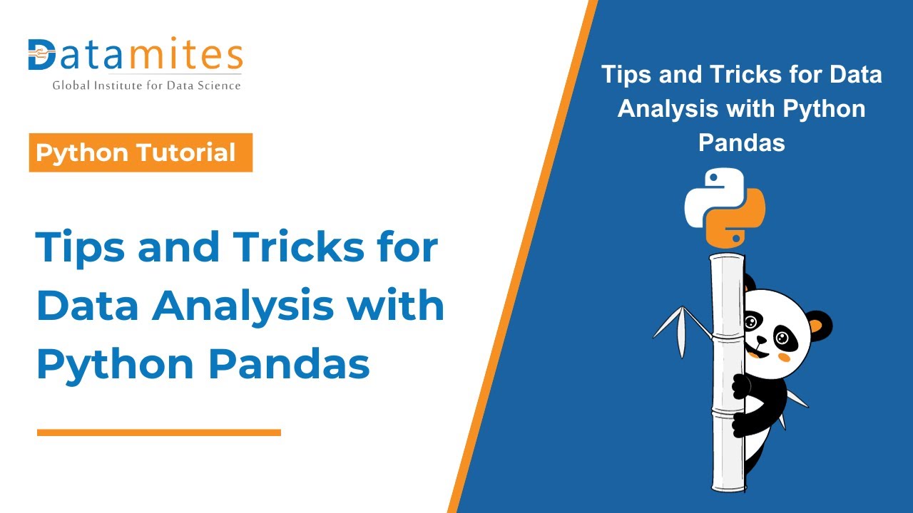DataMites's tweet card. 5 Tricks for Data Analysis with Python Pandas | Python Tutorial |...