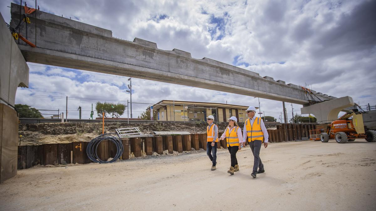 PerthNowLocal's tweet card. Bayswater residents have asked for more colour at the under construction train station after complaining of ‘dark and oppressive’ artwork.