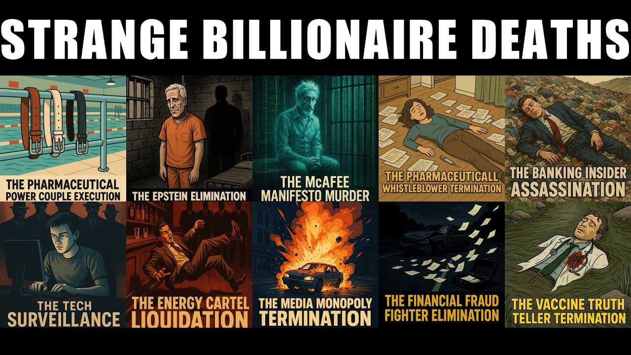 Cipherracket's tweet card. 10 Billionaire Deaths That EXPOSED Dangerous Secrets