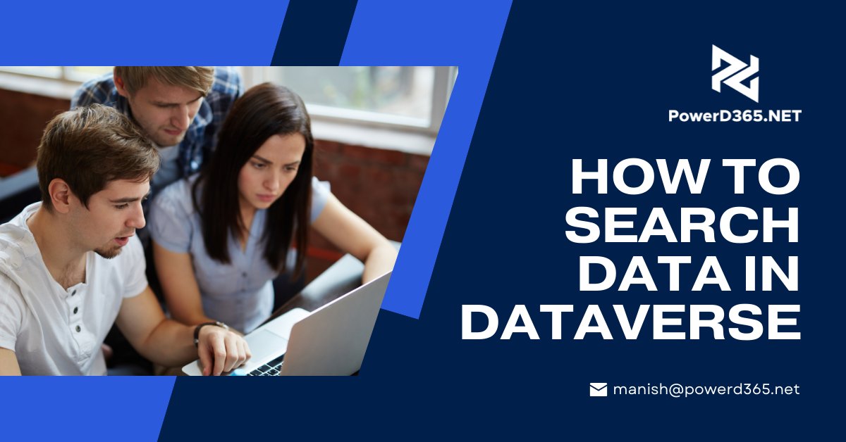 man3esh's tweet card. Search data in the Dataverse can be a big hassle for some people; I often hear people saying that it is very frustrating and confusing. Today, I will tell you five easy ways through which you can...