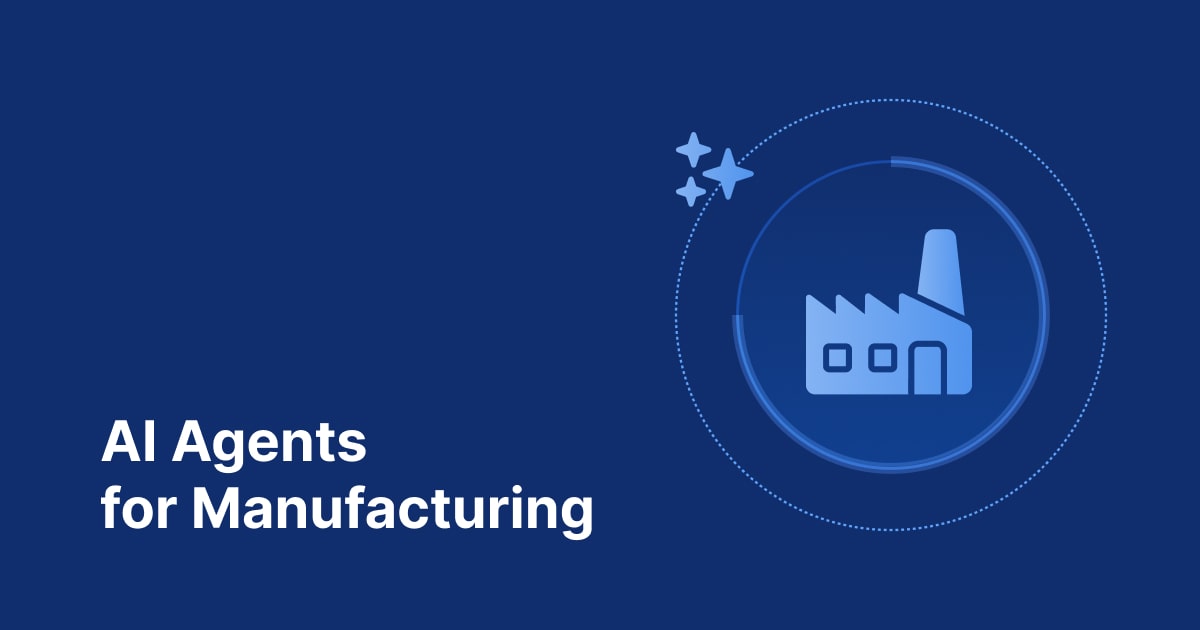 SaMSolutionsCom's tweet card. Discover how AI agents transform manufacturing with predictive maintenance, quality control, and supply chain optimization. Learn implementation strategies today.