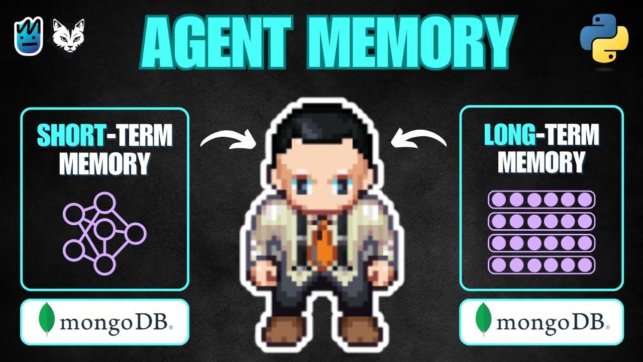 fullstackcatdev's tweet card. Building Agent Memory with LangGraph and MongoDB - PhiloAgents...