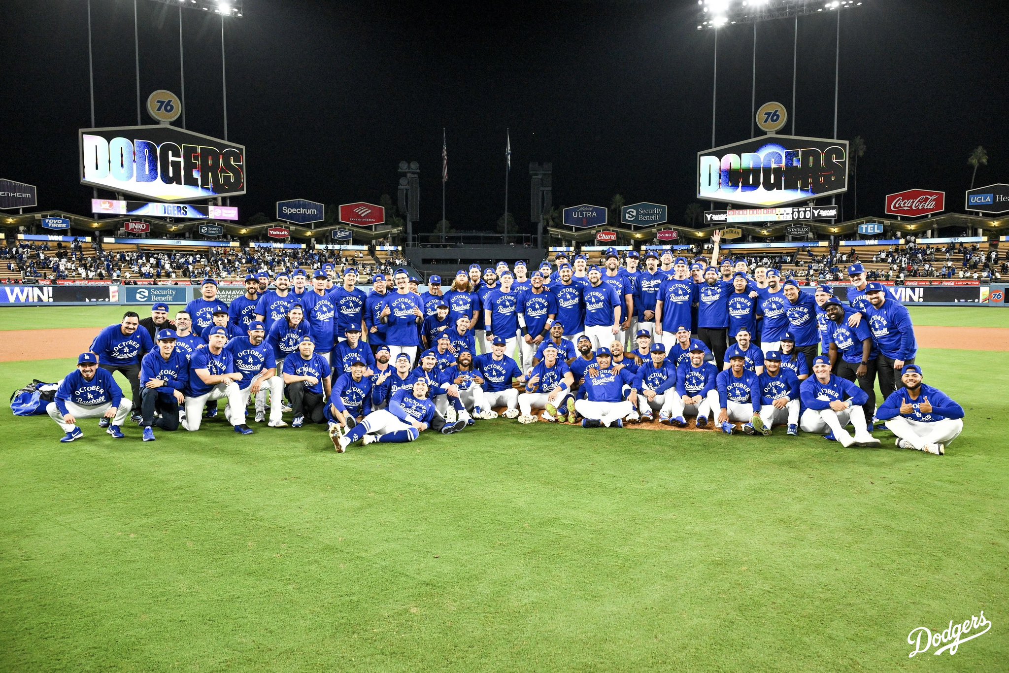 DodgersDigest's tweet card. The last celebration post for the clinching of the NL West was almost exactly a week ago, and now we've got another thanks to the NLWCS sweep over the Reds bein