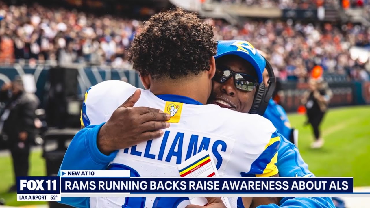 EdwardKleinhans's tweet card. L.A. Rams' EMOTIONAL ALS Tribute