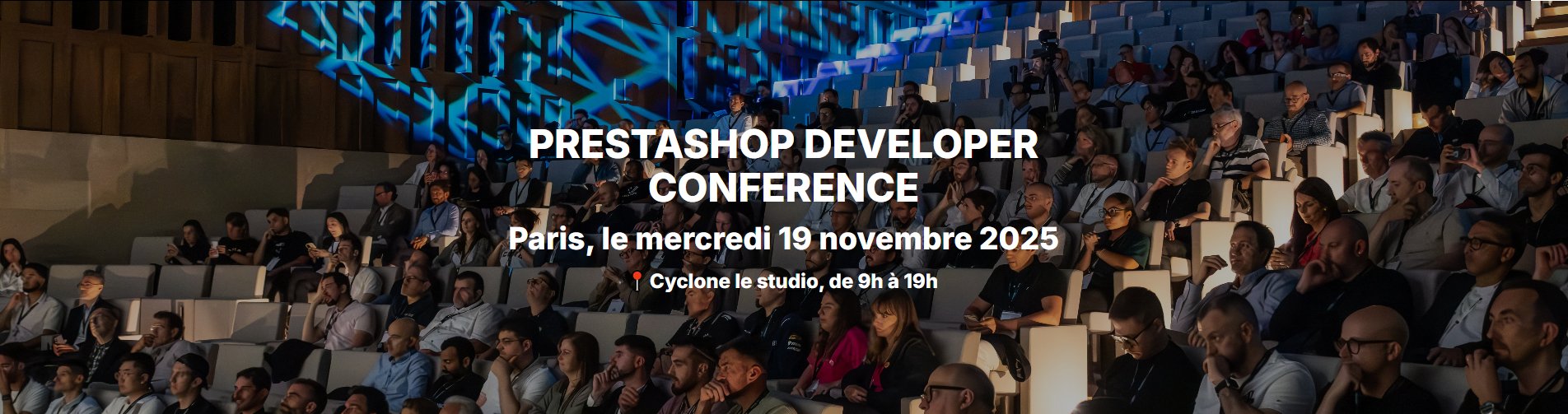 PrestaEdit's tweet card. Cette troisième édition de la PrestaShop Developer Conference sera placé sous le signe de l’innovation, du partage de connaissances et du renforcement des compétences. Développeurs, agences et...