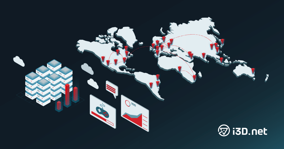 RallyHere's tweet card. i3D.net is a global high-performance hosting provider, offering low-latency network & solutions to Game Studios, IT Enterprises & WebRTC industry