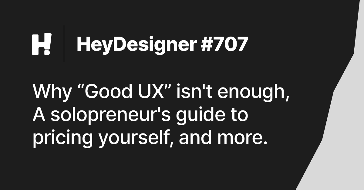 webdesignfeed's tweet card. Raycast for designers, Centering in CSS, Performance management, A solopreneur's guide to pricing yourself, The grug brained designer, and more.