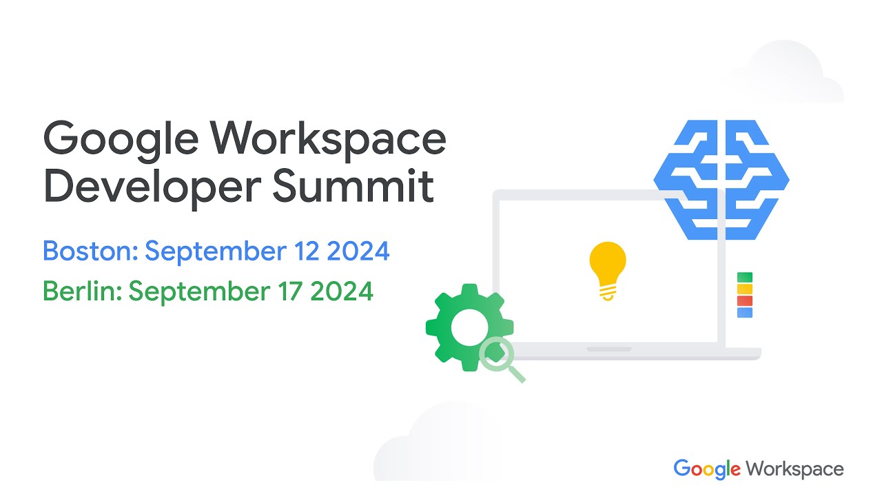 workspacedevs's tweet card. Google Workspace Developer Summit 2024