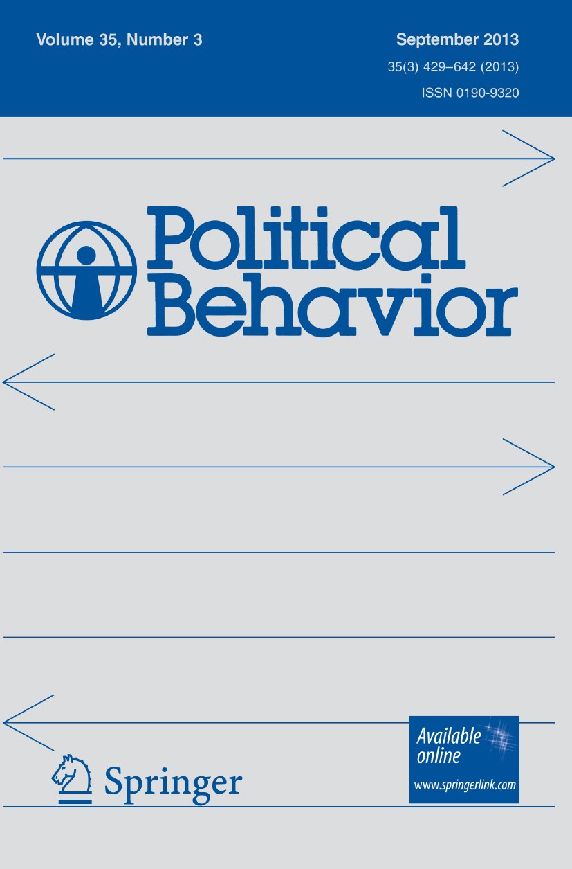 PolBehavior's tweet card. Political Behavior -