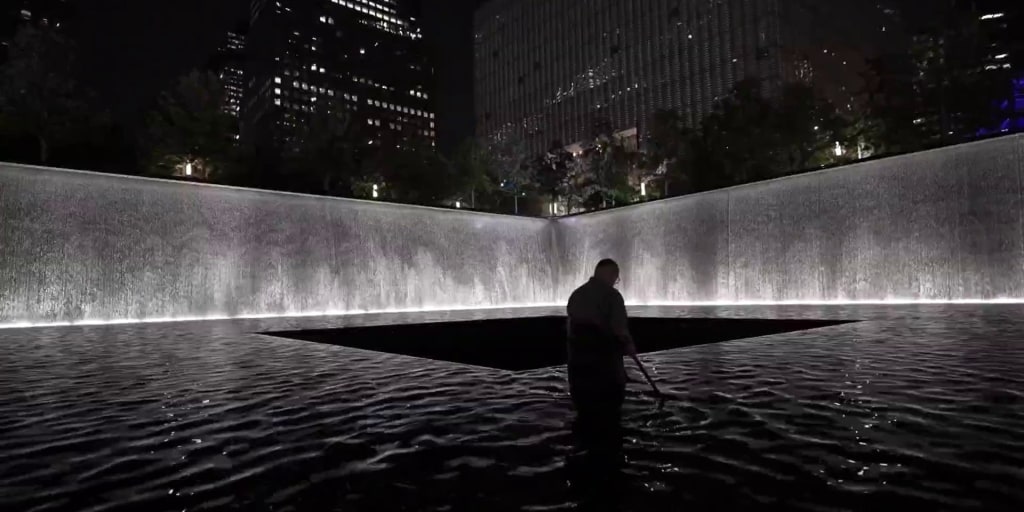 TODAYshow's tweet card. More than 12 million people visit the 9/11 Memorial and Museum each year that features two pools in the footprints where the twin towers of the World Trade Center once stood. Members of the overnight...