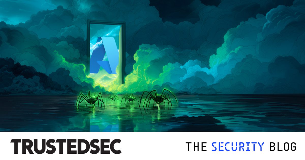 TrustedSec's tweet card. Skimming Credentials with Azure's Front Door WAF
