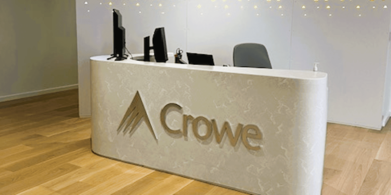 WSJCFO's tweet card. Chicago-based Crowe hired investment bank Harris Williams and an outside auditor, both moves to prepare for a potential sale of a stake.
