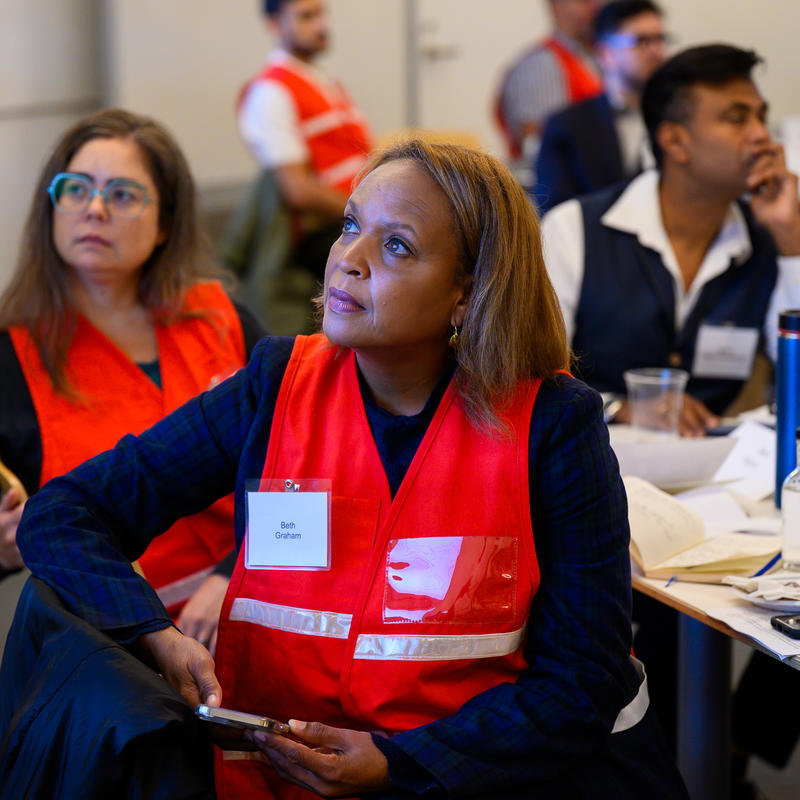 DataSmartCities's tweet card. At Harvard’s Climate Action Week, local leaders joined medical and policy experts in a hands-on simulation to test responses and share strategies for protecting residents from the deadliest climate...