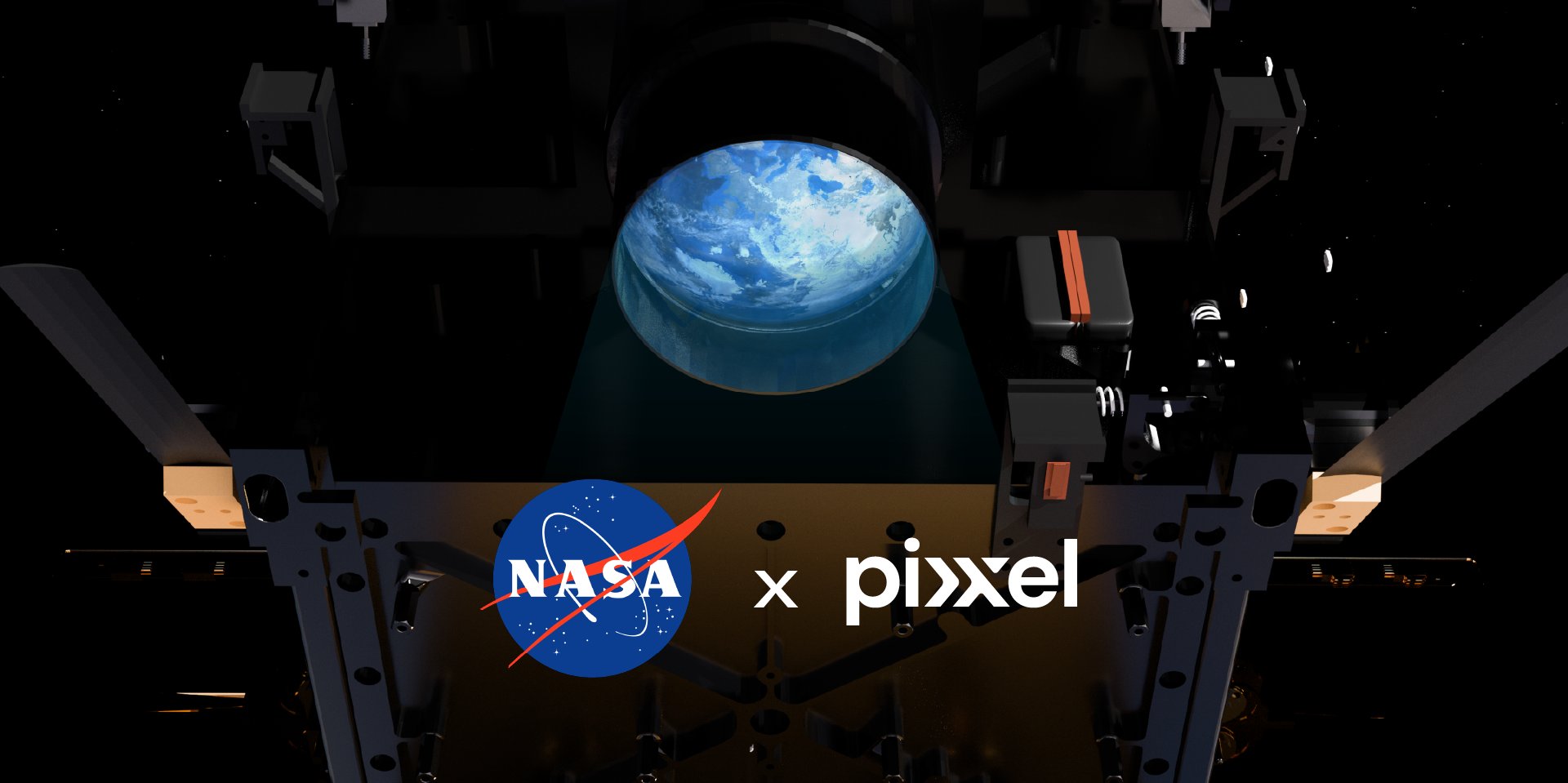 PixxelSpace's tweet card. Pixxel Selected for NASA’s $476 Million Commercial SmallSat Services Award