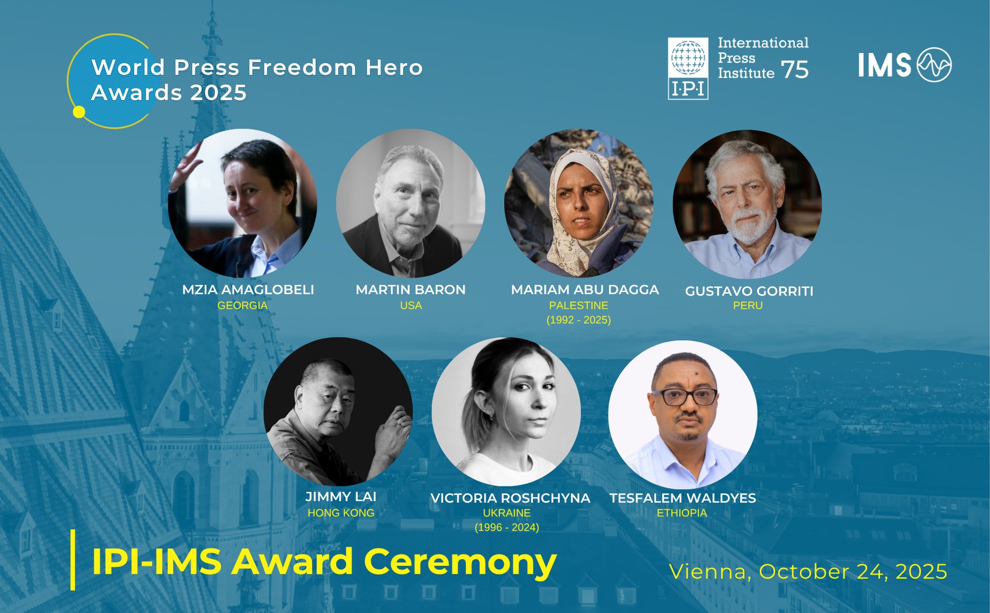 AP_CorpComm's tweet card. Awards to be presented at IPI’s 75th anniversary World Congress in Vienna on October 24