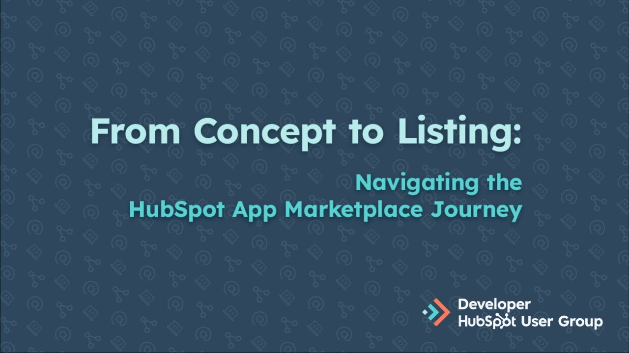 TheWebTech's tweet card. From Concept to Listing: Navigating the HubSpot App Marketplace...
