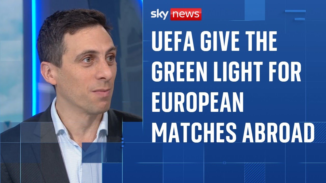 RobHarris's tweet card. UEFA 'reluctantly' approve European games played in US & Australia