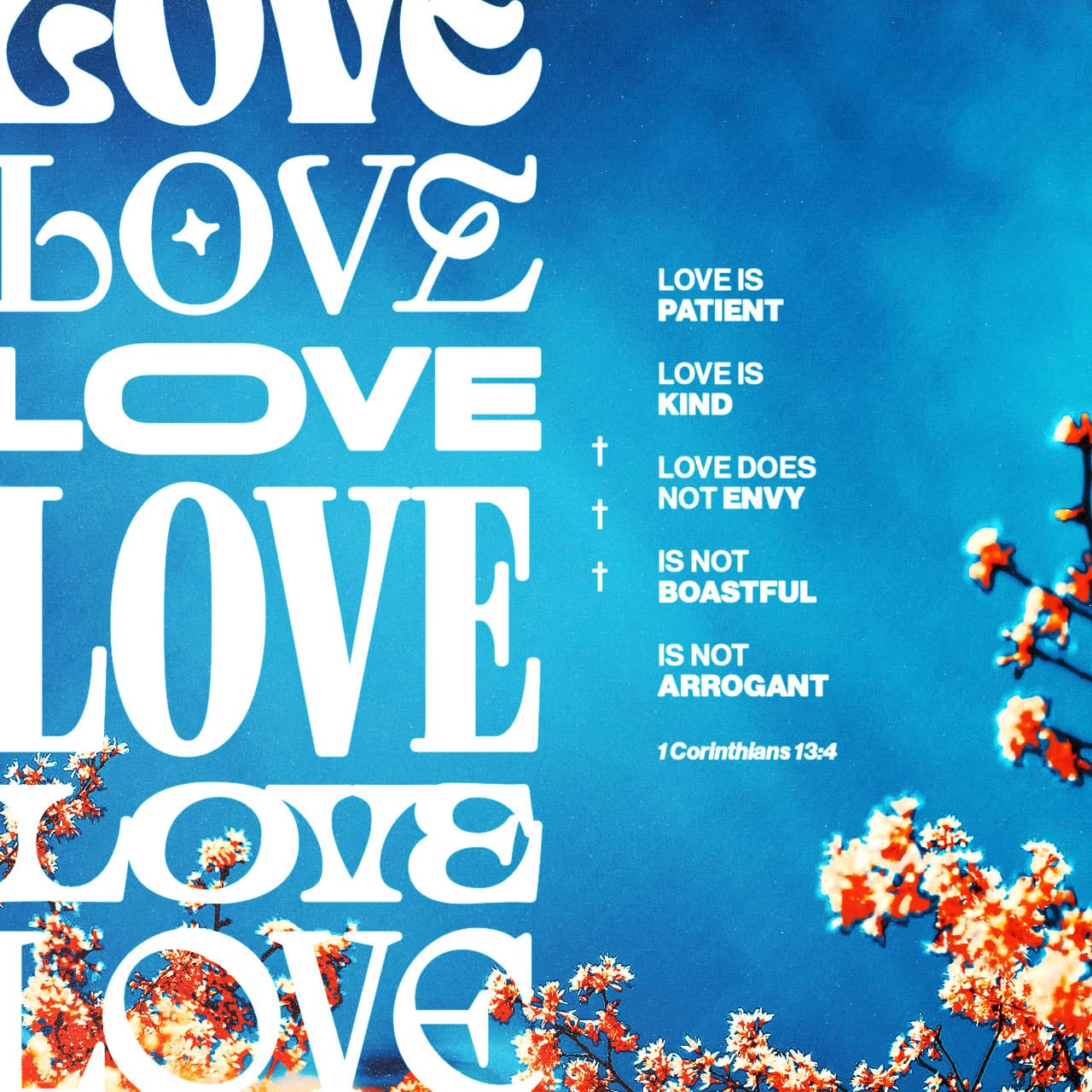 MichelleMaxwell's tweet card. Love is patient and kind. Love is not jealous or boastful or proud