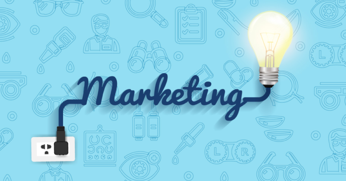InternetMatrix's tweet card. Get inspired in the new year with these 6 optometry marketing ideas for your practice.