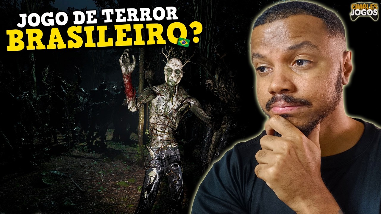 OFCcharlesjogos's tweet card. EU NÃO ACREDITEI QUE ESSE JOGO DE TERROR É BRASILEIRO 😱 | A.I.L.A
