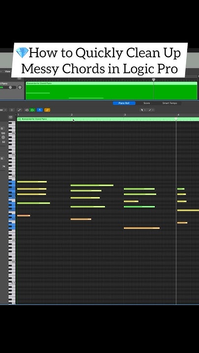 AMaxxBeats's tweet card. 💎🎹 Fix Messy Chords Instantly in Logic Pro #logicprox #logicprotips