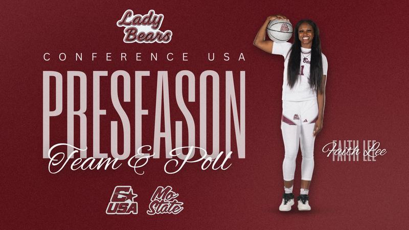 MoStateWBB's tweet card. DALLAS – Missouri State women's basketball forward Faith Lee was named to the Conference USA Women's Basketball Preseason All-Conference Team, and the Lady Bears were picked to finish fourth in their...