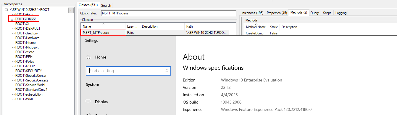 0xthirteen's tweet card. TL;DR Win32_Process has been the go to WMI class for remote command execution for years. In this post we will cover a new WMI class that functions like Win32_Process and offers further capability...