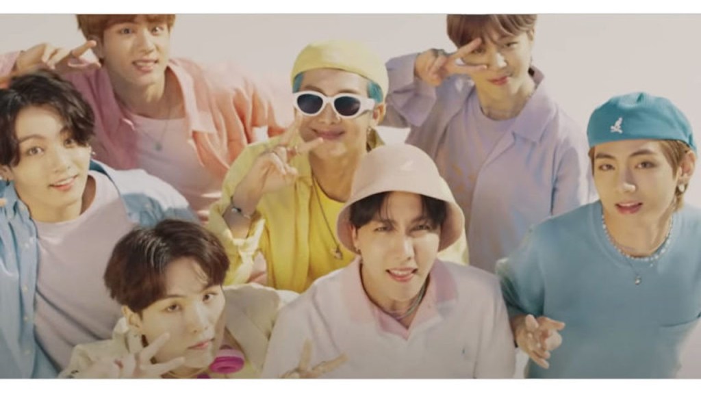 billboard's tweet card. BTS achieves its first No. 1 on the Billboard Hot 100 songs chart, as "Dynamite" debuts at the summit.
