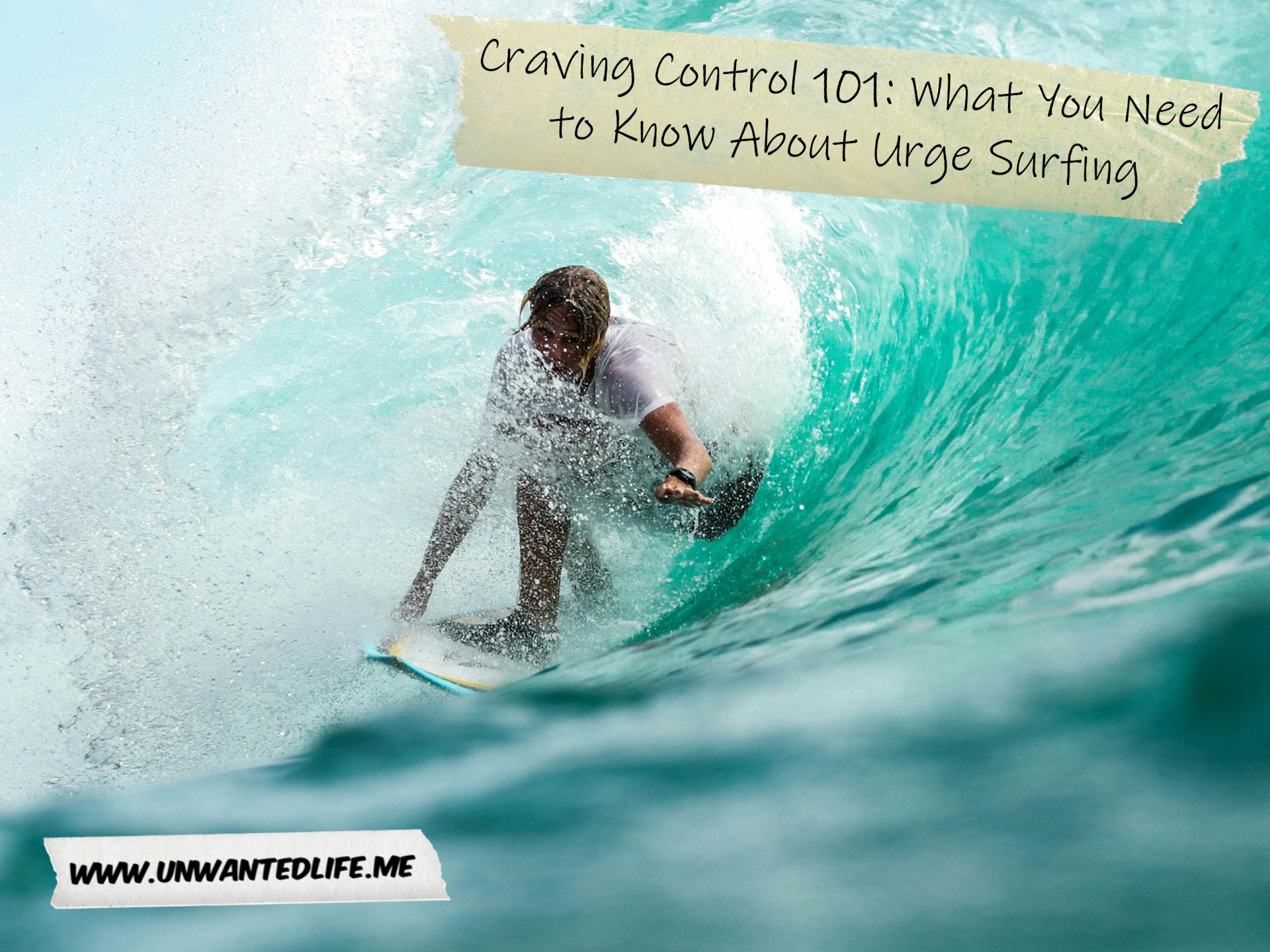 UnwantedLife_Me's tweet card. Urges can be a pain to manage, but they don't have to be. Urge surfing is a simple mindfulness skill that can take back our control