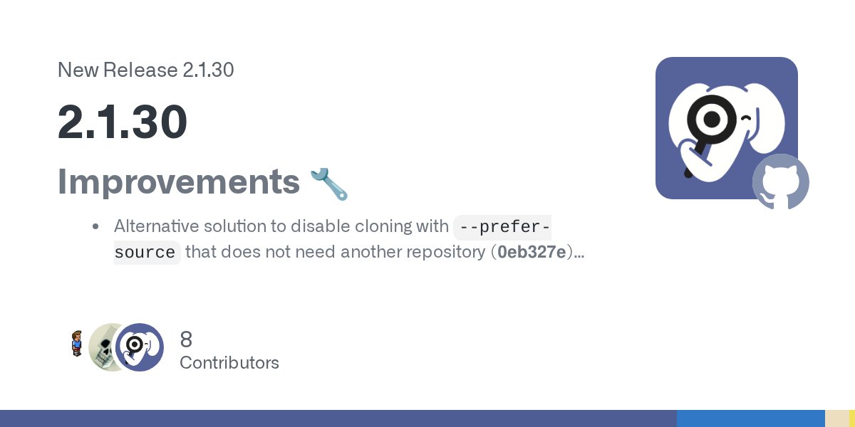 phpstan's tweet card. Improvements 🔧 Alternative solution to disable cloning with --prefer-source that does not need another repository (0eb327e) TableErrorFormatter: Link path in JetBrain IDEs (#4369), thanks @vrana! ...