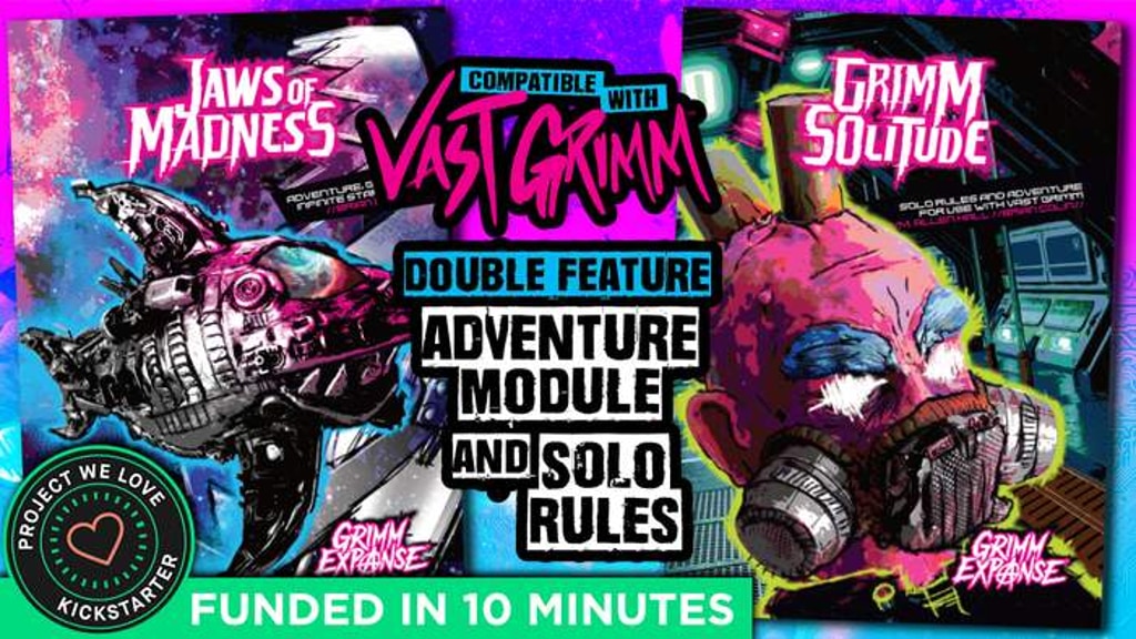 Nerdarchy's tweet card. Double Feature: Adventure Zine and Solo Rules for Vast Grimm / Grimm Expanse