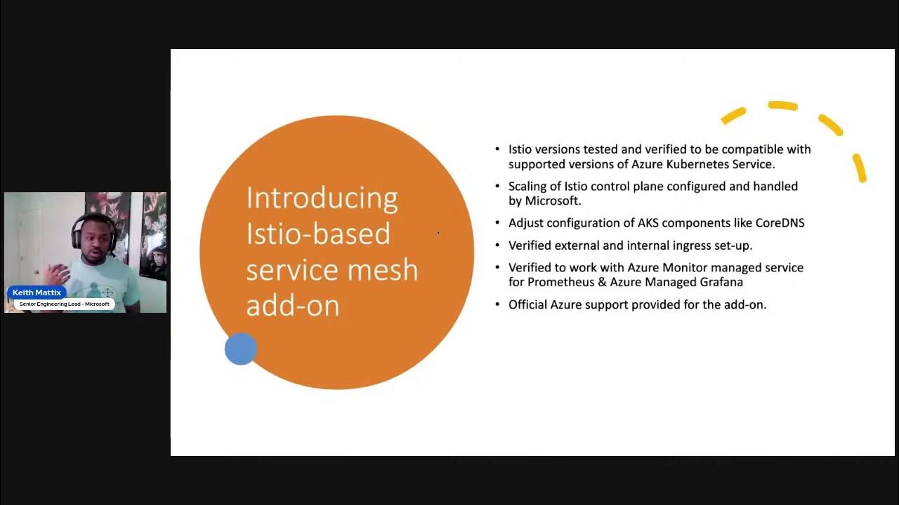 phillipgibson's tweet card. AKS Community Meeting - Istio and Service Mesh Update