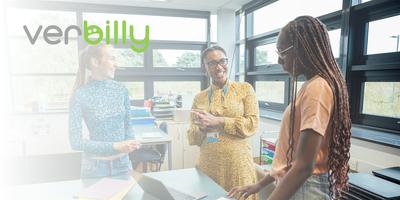 verbilly_'s tweet card. Join us for a free online event to discover Verbilly for Schools, a new tool that utilises your voice to autofill proformas and more.