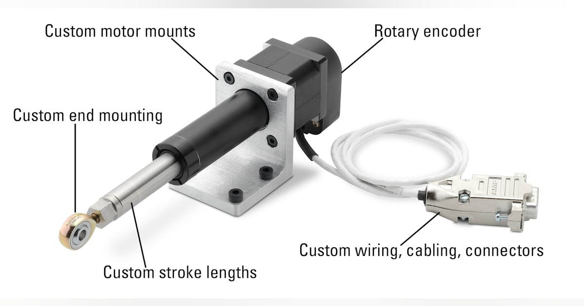MachineDesign's tweet card. Custom parts and assemblies can save time and money while improving performance on linear motion projects. But finding vendors that can handle customization is key. Here are some...